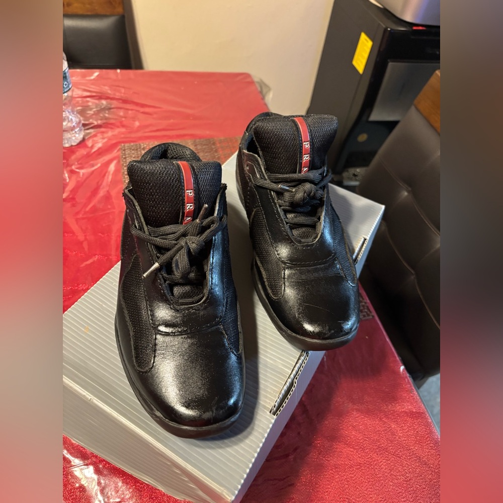 Prada Women's Black Sneakers.